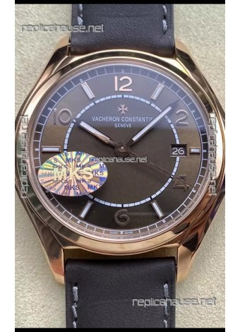 Vacheron Constantin Fiftysix Edition Rose Gold Steel 1:1 Mriror Replica Brown Dial 