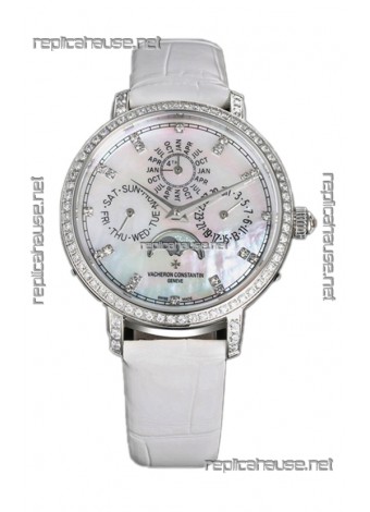 Vacheron Constantin Traditionelle Perpetual Calendar Ultra-Thin White Gold Plating