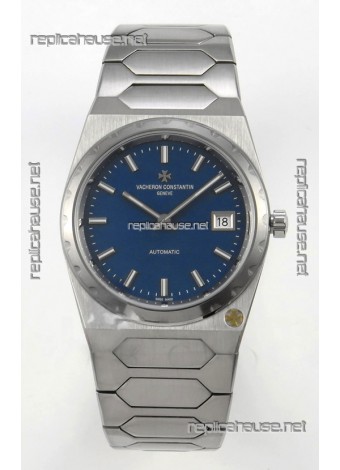 Vacheron Constantin Historiques 222 Super Clone 37MM Steel Casing Watch in Blue Dial
