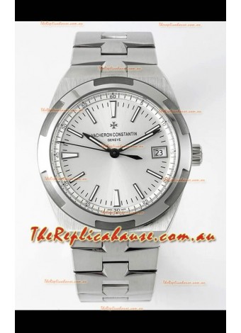 Vacheron Constantin Overseas 1:1 Mirror Swiss Replica Watch in Steel Dial 