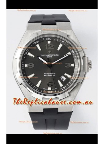 Vacheron Constantin Overseas 1:1 Mirror Swiss Replica Watch in Grey Dial - Rubber Strap