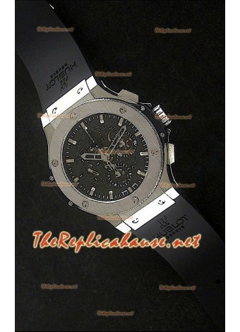 Hublot Big Bang Aerobang Swiss Replica Watch in Stainless Steel