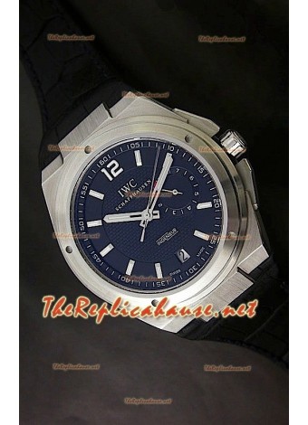 IWC Ingenieur Power Reserve Swiss Replica Watch in Black Dial 