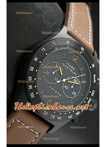 Panerai Mare Nostrum Japanese Watch in PVD Case