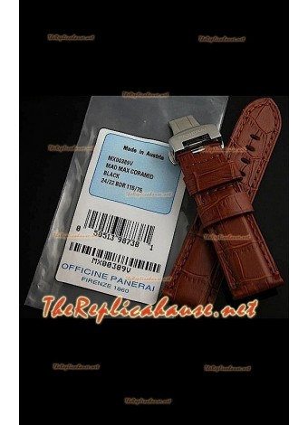 Panerai Brown Crocodile Strap
