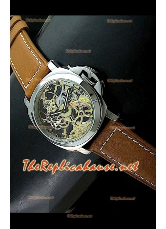 Panerai Luminor Skeleton Steel Watch