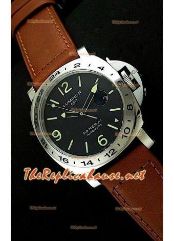 Panerai PAM029M Luminor GMT Swiss Watch - 1:1 Ultimate Mirror Replica
