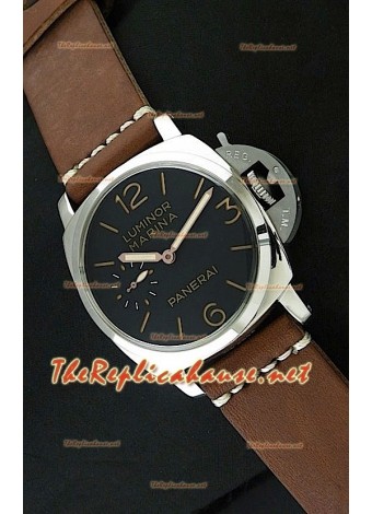 Panerai Luminor Marina Swiss Watch - 47MM in Brown Strap