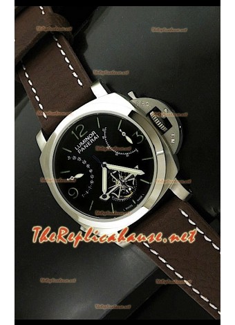 Panerai Luminor Tourbillon Power Reserve Watch 44MM - Black Dial