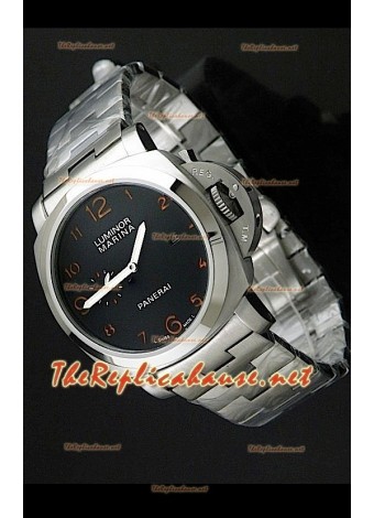 Panerai Luminor Marina PAM359 Japanese Watch in Orange Markers