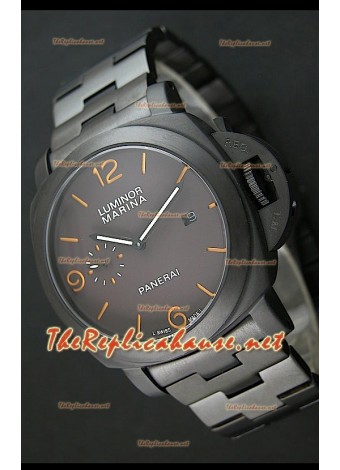 Panerai Luminor Marina Brown Dial Japanese Watch