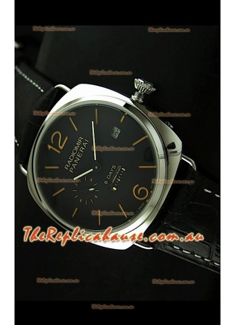 Panerai Radiomir 8 Days Japanese Replica Watch in Black Dial