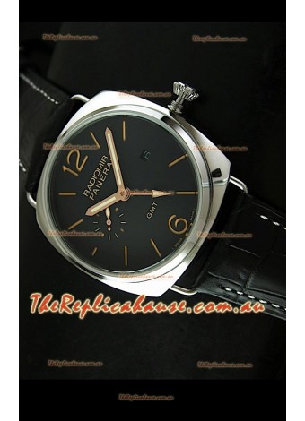 Panerai Radiomir GMT Japanese Replica Watch in Black Dial
