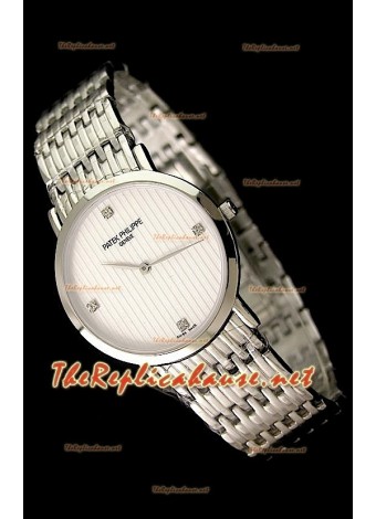 Patek Philippe Japanese Quartz Watch in Stainless Steel - 38MM