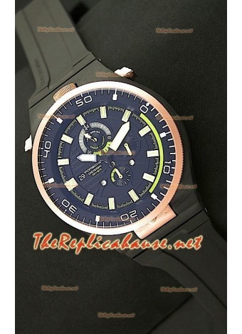 Porsche Design Diver with Rose Gold Plating in Japanese Quartz Movement