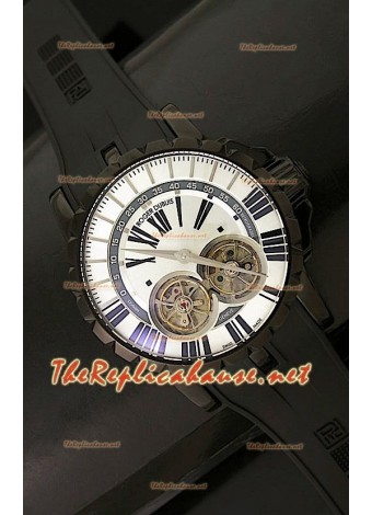 Roger Dubuis Excalibur Chronoexcel Dual Tourbillon in PVD Casing