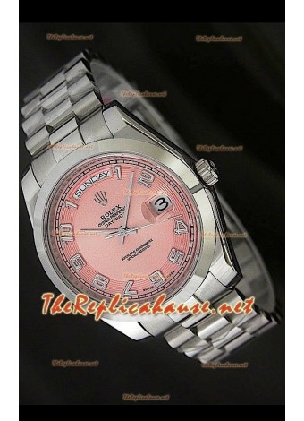 Rolex DayDate Swiss Replica Watch in Champagne Dial