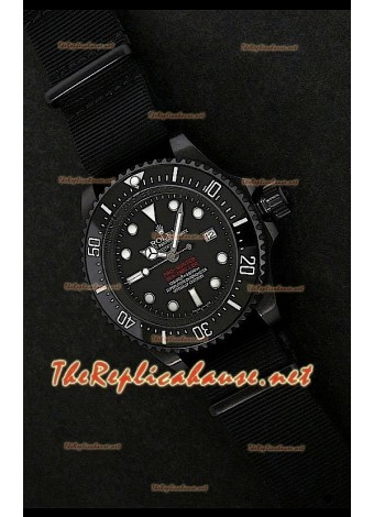 Rolex Sea Dweller Pro Hunter Jacques Piccard Edition NATO Swiss Watch 