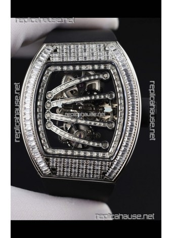 Richard Mille 59-01 Iced Out Casing Super Clone Watch 
