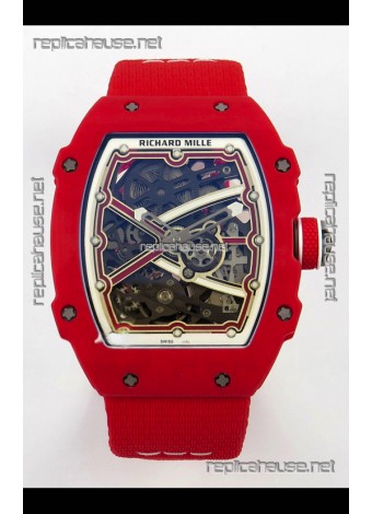 Richard Mille RM67-02 Red NTPT 37 Grams CRMA7 Clone Movement 