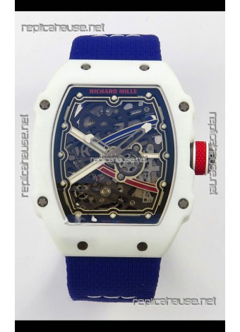 Richard Mille RM67-02 White NTPT 37 Grams CRMA7 Clone Movement 