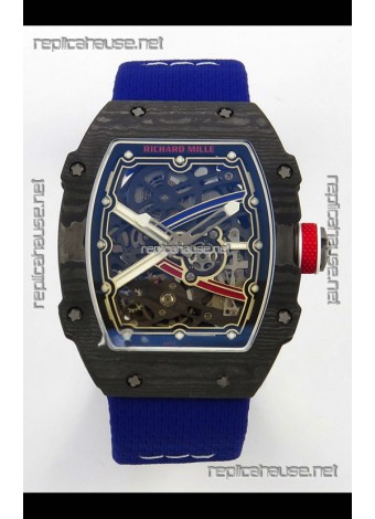 Richard Mille RM67-02 Black NTPT 37 Grams CRMA7 Clone Movement 