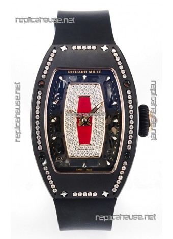 Richard Mille RM007 Black Ceramic Automatic Super Clone Watch 