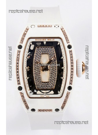 Richard Mille RM007 White Ceramic Automatic Super Clone Watch 