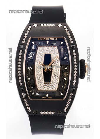 Richard Mille RM007 Black Ceramic Automatic Super Clone Watch 
