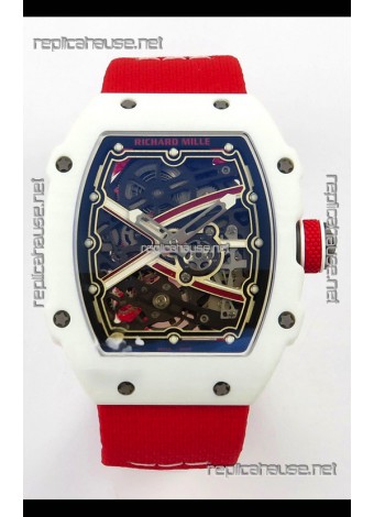 Richard Mille RM67-02 White NTPT 37 Grams CRMA7 Clone Movement 
