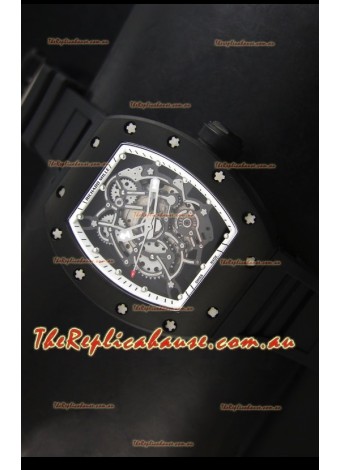 Richard Mille RM055 Bubba Watson Swiss Replica Watch in White Indexes
