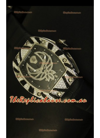 Richard Mille RM051 Tourbillon Swiss Timepiece in Leather Strap