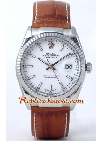 Rolex DateJust - Leather ROLX49