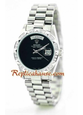 Rolex Day Date Silver ROLX523