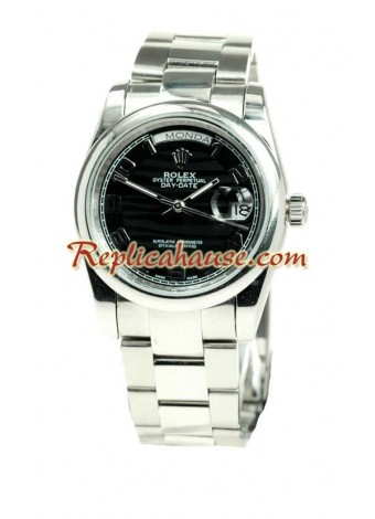 Rolex Day Date Silver Wristwatch ROLX536