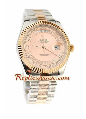 Rolex Day Date Two Tone Swiss Wristwatch ROLX542