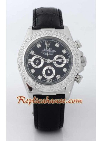Rolex Daytona Leather Wristwatch ROLX590