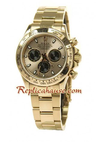 Rolex Daytona Gold Swiss Wristwatch ROLX581