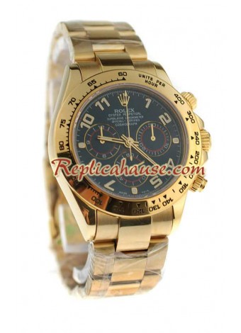 Rolex Daytona Gold Swiss Wristwatch ROLX582