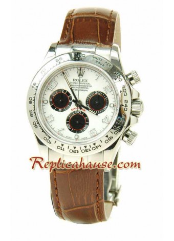 Rolex Daytona Swiss Leather Wristwatch ROLX608