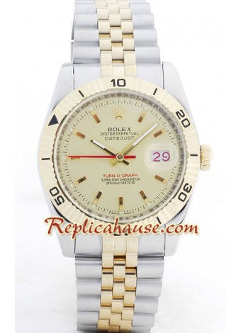 Rolex DateJust - Turn O Graph - Two Tone ROLX86