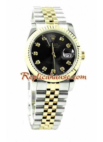 Rolex Datejust Mens Wristwatch - Pink Gold ROLX358