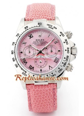 Rolex Daytona - Leather Ladies 33MM ROLX229