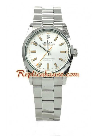 Rolex Milgauss Mens Wristwatch - Green Crystal Edition ROLX692