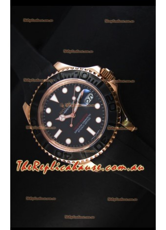 Rolex Yacht-Master 40 Oyster 40MM Watch in Everose Gold Swiss Watch 