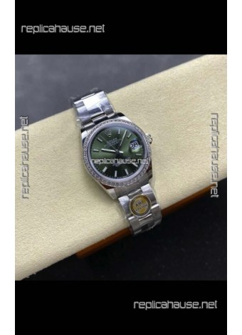 Rolex Super Clone Datejust 31MM Green Dial Oyster Super Clone Watch