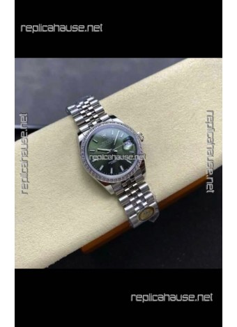 Rolex Super Clone Datejust 31MM Green Dial Jubilee Super Clone Watch
