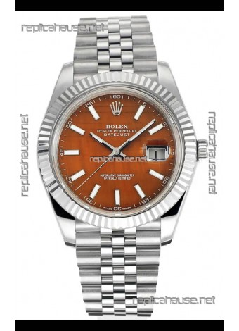 Rolex Datejust Cal.3235 Movement Tiger Dial 41MM Super Clone Watch 
