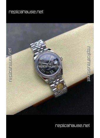 Rolex Super Clone Datejust 31MM Grey Dial Jubilee Super Clone Watch