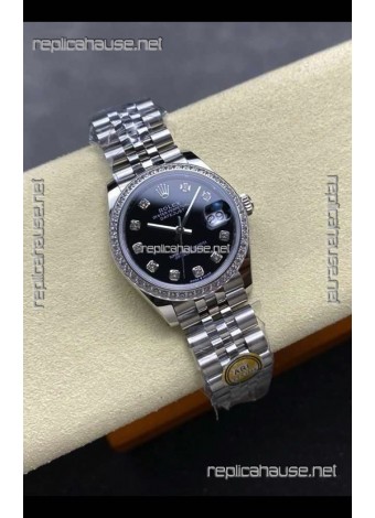 Rolex Super Clone Datejust 31MM Black Dial Jubilee Super Clone Watch 